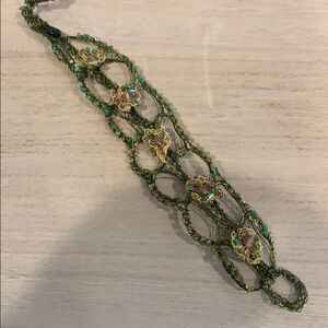 Stunning Floral Wire Handmade Bracelet